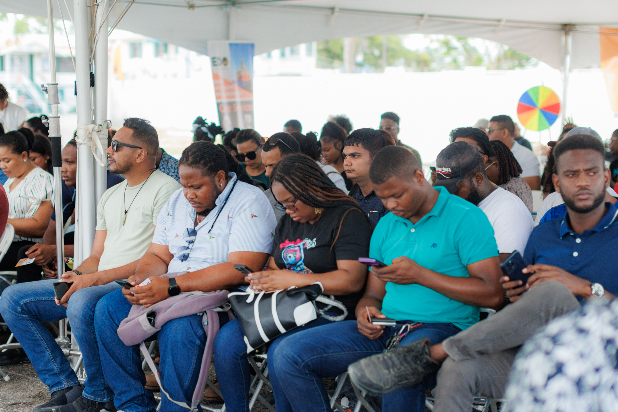 Attendees at Career Fair